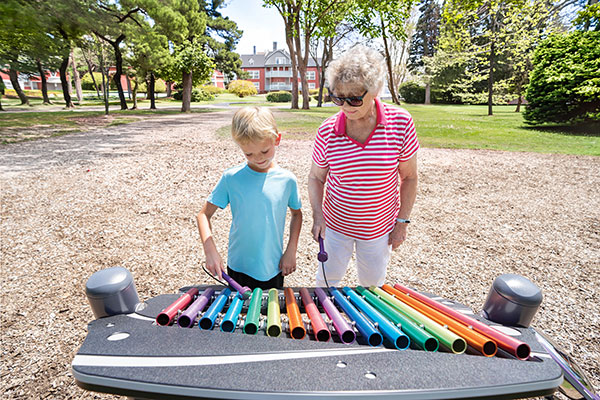 Outdoor Musical Instruments | Intergenerational Play